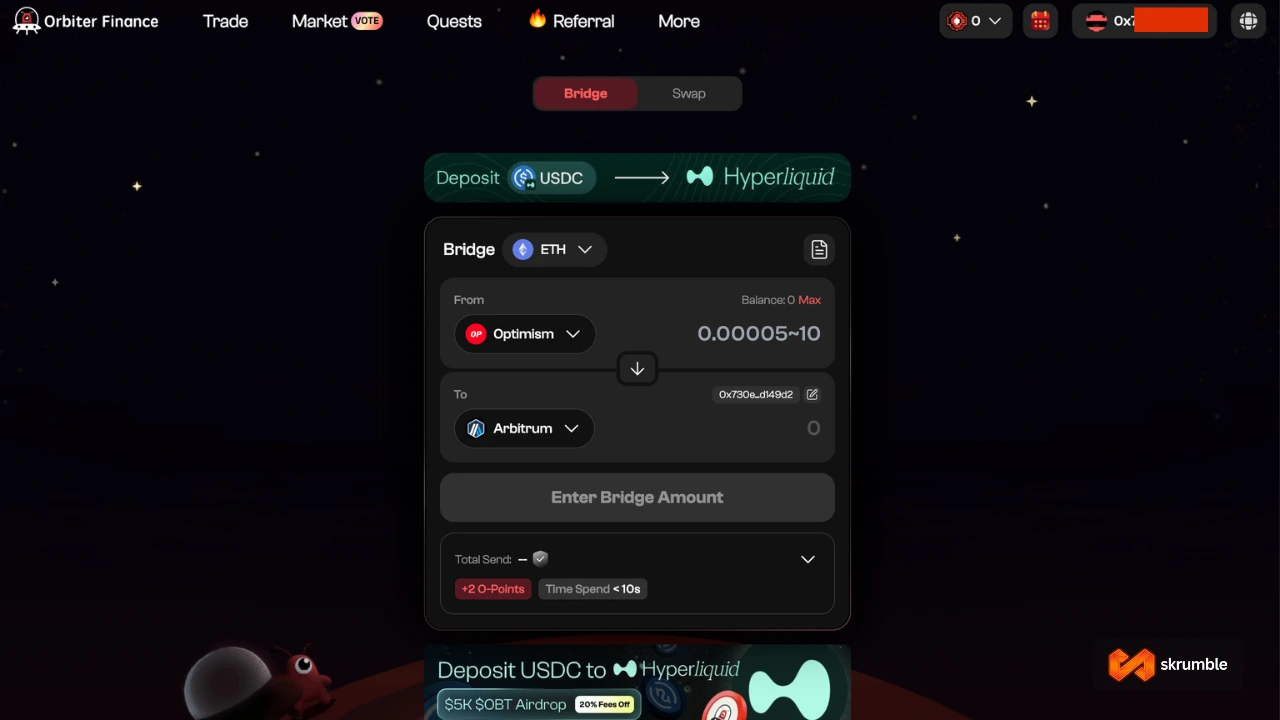 Orbiter Finance cross-chain bridge